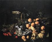 RUOPPOLO, Giovanni Battista Still-life in a Landscape asf oil on canvas